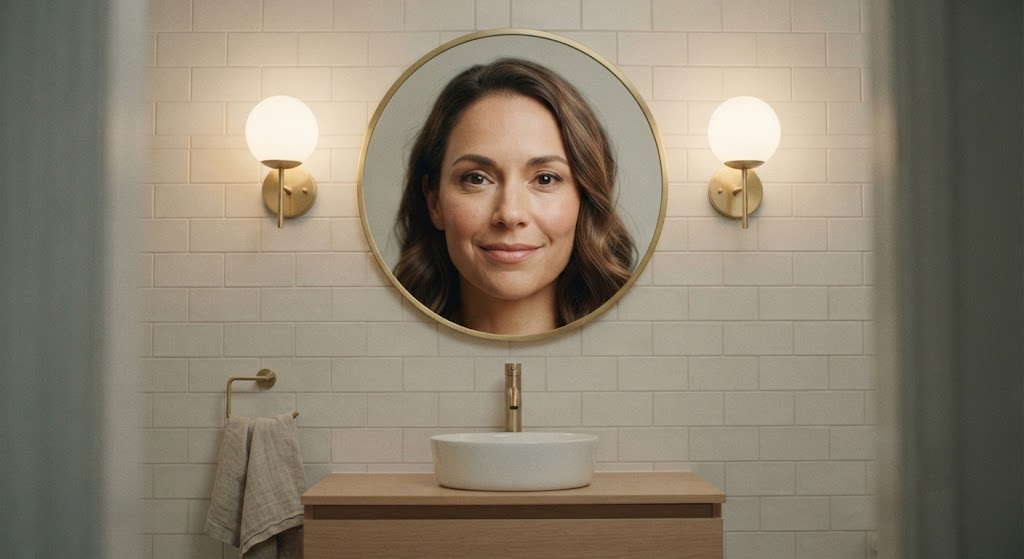 Sconces at Eye Level, Not Ceiling Level: Why Bathroom Lighting Placement Is Everything