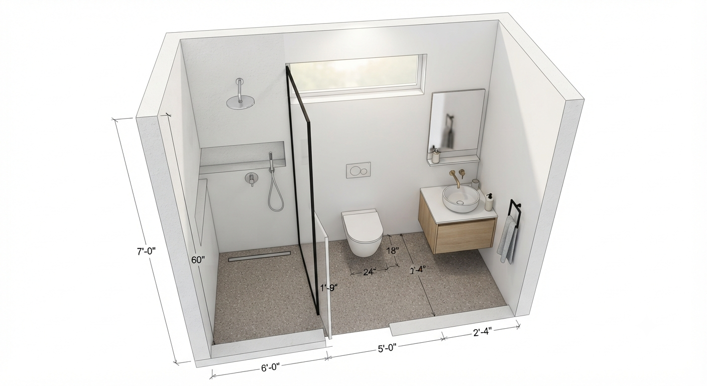 The 5×7 Bathroom: Why This Odd Size Works Better Than You Think