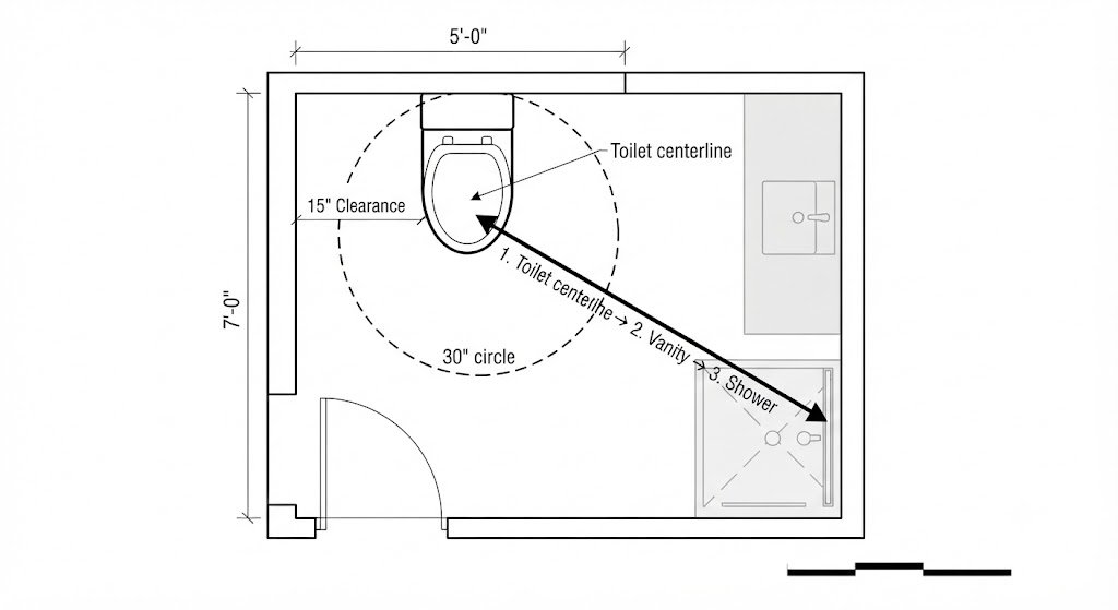 Toilet First, Vanity Second: The One Rule That Fixes Most Bad Bathroom Layouts