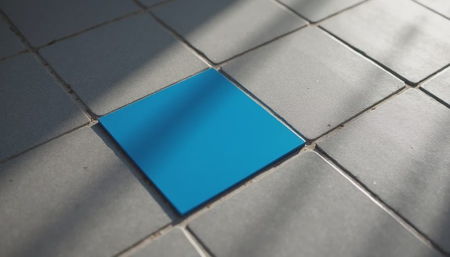 Visual context for shower tile