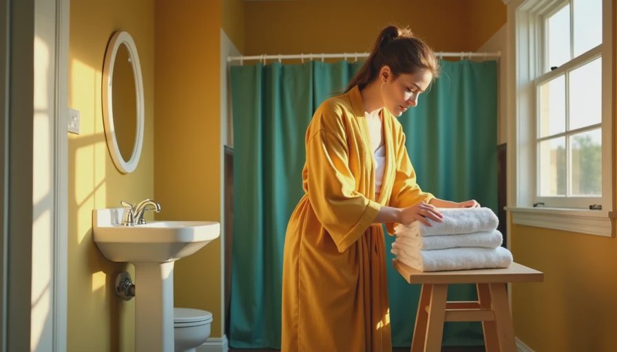 Visual context for bathroom design