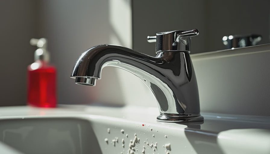 Illustration for double sink vanity
