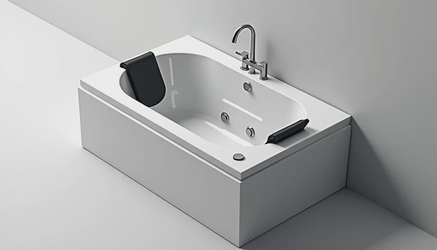 Illustration for jacuzzi bath remodel