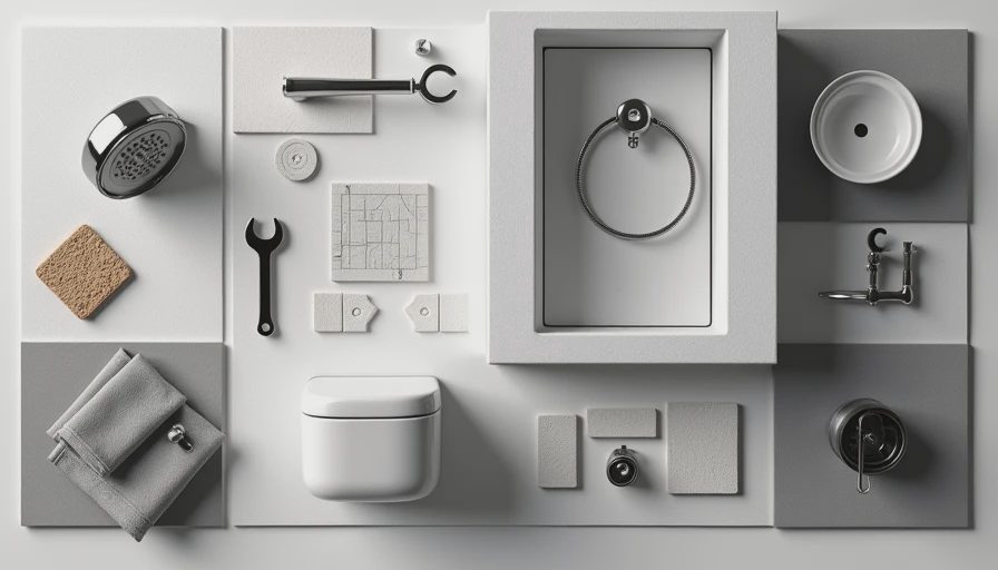 Illustration for shower remodel