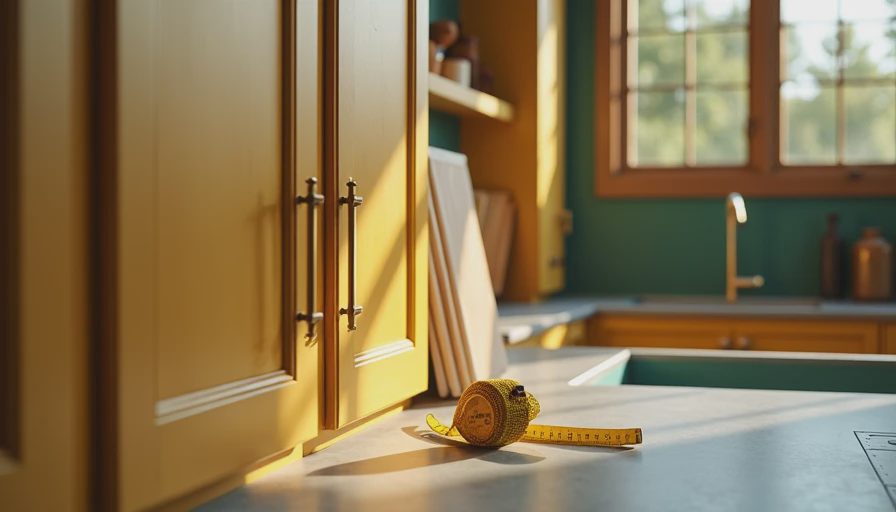 Illustration for kitchen cabinet