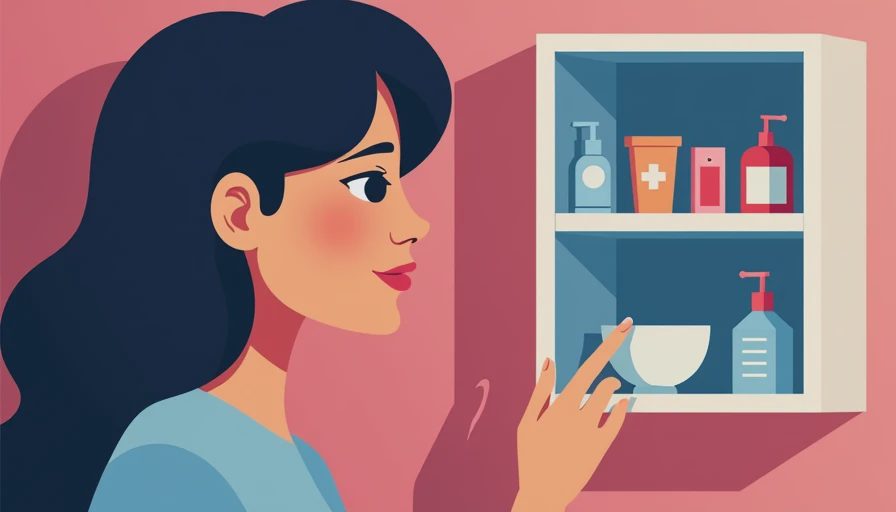 Visual context for do it yourself medicine cabinet