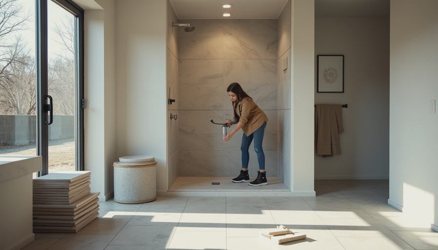 Visual context for how do you install tile in a shower